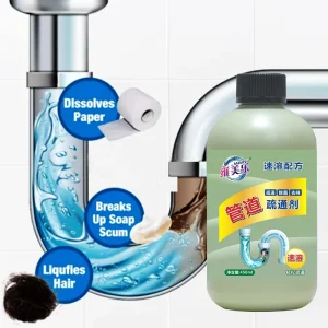 Liquid Drain Cleaner for Kitchen Sink Toilet and Sewer Pipes 5%-15% Active Ingredients