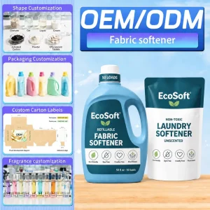 Liquid Fabric Softener Anti Static Gentle Conditioner Long Lasting Scent Keeps Clothes Soft for Daily Laundry and Home Use