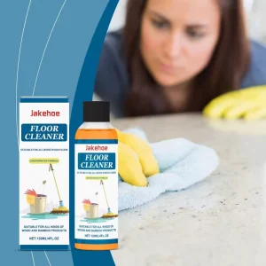 Liquid Floor Cleaner for Wood and Tile with Descaling and Polishing Action