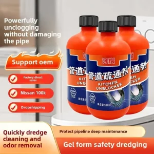 Liquid Kitchen Grease and Drain Unclogger with Deodorizer
