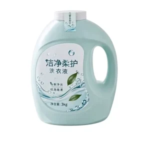 Liquid Laundry Detergent Low Foam Easy Rinse Eco-Friendly Clean and Gentle Care 3kg Handle Bottle