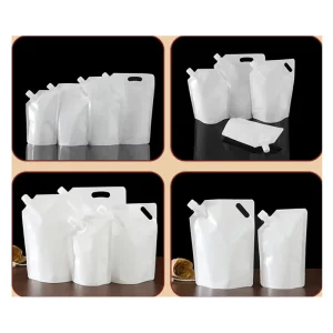 Liquid Laundry Detergent Refill Bag, Stand-Up Doypack, Leak-Proof, for Shampoo Packing