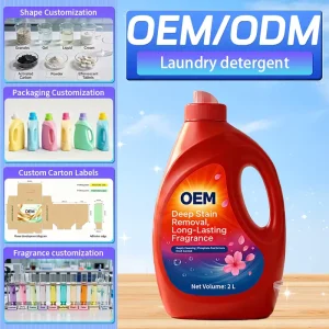 Liquid Laundry Detergent with Surfactant for Household Cleaning