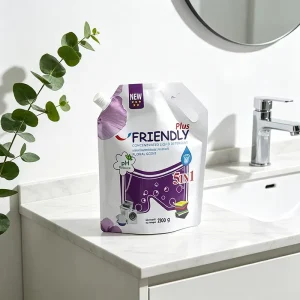 Liquid Stand up Pouch with Nozzle Bag for Laundry Detergent PP Material Sport Use Doy Pack