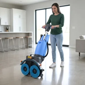 Lithium Battery Dual-Brush Compact Automatic Floor Scrubber Machine