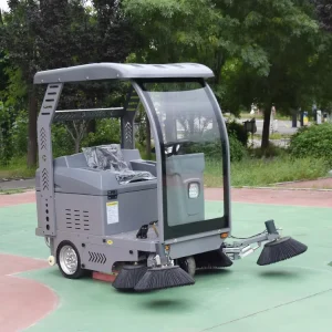 Lithium Battery Ride-On Electric Sweeper 1800mm Width 11000m2/h for Warehouses and Factories