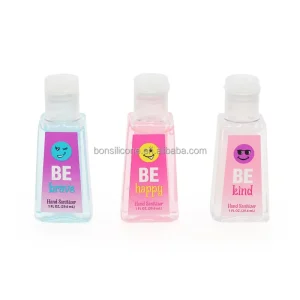 Logo Anti Bacterial Hand Sanitizer Gel Silicone Holder Fashionable Animal Pattern for Mother’s Day Father’s Day Halloween