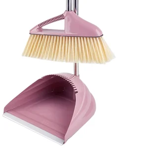 Long Handle Broom Dustpan Set Household Easily Assembled Disassembled PP Broom Head with Inventory Items