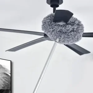 Long Handle Detachable Ceiling Fan Dusting Brush Reusable Microfiber Ceiling Fan Blade Cleaner