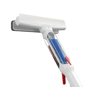 Long Handle Double Use Spray Window Cleaning Microfiber Rubber Glass Spray Scraper Wiper Squeegee Window Cleaner