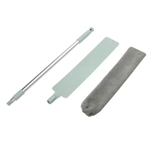 Long Handle Dust Brush for Under-Bed Cleaning Folding Retractable Household Duster
