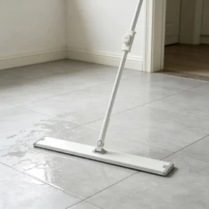 Long Handle Flat Mop Rotating Microfiber Mop for Household and Commercial Cleaning