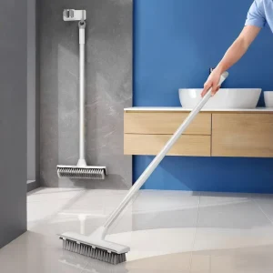 Long Handle Hard Floor and Wall Bathroom Cleaning Brush PP Material for Toilet and Tiles