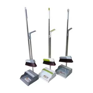 Long Handle Telescopic Folding Windproof Broom and Dustpan Combo Household Cleaning Tools Accessories Dust Broom Duspan Set