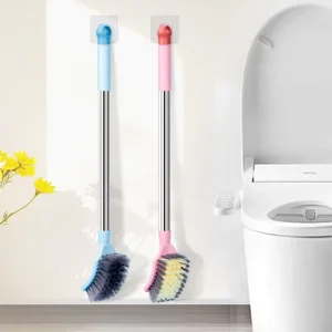 Long Handle Toilet Brush with Hanging Handle