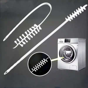 Long-Handle Washing Machine and Air Conditioner Cleaning Brush with Stiff Bristles