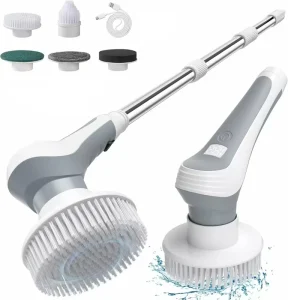 Long Handled Electric Cleaning Brush with Power Display Convenient Cleaning Brushes for Fluid Storage