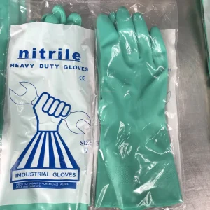 Long Nitrile Gloves Non-Slip Industrial High-Risk Work Gloves