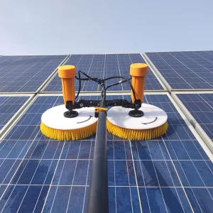 Long Telescopic Rod Manual Solar Cleaning Brushes Solar Panel Cleaning Equipment 7.5m Telescopic Rod PV Panel Wash Cleaning