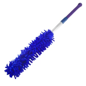 Long handle telescopic pole bendable microfiber cleaning duster for home furniture and car wash