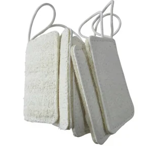 Loofah Kitchen Sponge with Cellulose Core and Cotton Loop