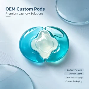 Low-Foam Laundry Detergent Pods for Washing Machines OEM ODM