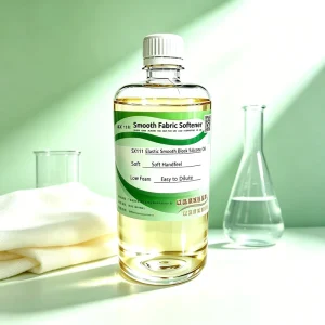 Low Foam SX111 Block Silicone Crude Oil Super Fluffy Elastic Handfeel Finishing Agent for Knitted Fabric Washing Plant