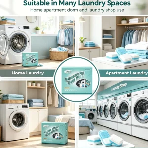 Low MOQ Budget Friendly Bulk Supply Hotel Apartment Washing Machine Cleaning Tablets
