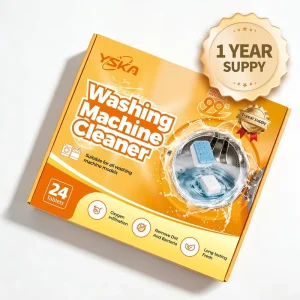 Low MOQ Free Sample Available High Efficiency Baking Soda Washing Machine Cleaner Tablet for Retail Home Laundry Clean