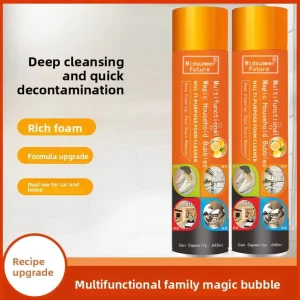 Low-Odor Multi-Use Cleaning Spray for Home Furniture White Shoes and Car Interiors