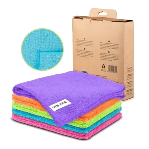 Low Price Customized Microfiber Cloth Car Window Clean Towel Quick Dry Dishcloth Easy to Clean Kitchen Towel