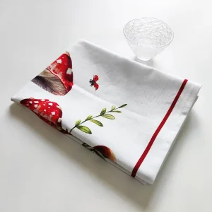 Low Small MOQ Custom Designs Full Colour Digital 100% Cotton Kitchen Dish Towel Printed Designs Kitchen Cleaning Tea Towel