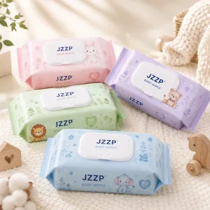 Luxury Baby Wipes with Lid Packaging Custom Brand Service Fragrance Free Baby Wipes for Newborn and Sensitive Skin