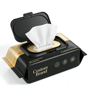 Luxury Disposable Wet Spunlace Toilet Wipes 100% Biodegradable Flushable 17.8×17.8cm for Men’s Household Cleaning