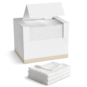 Lyocell Face Cleansing Disposable Towel for Makeup Removal Beauty Salon Travel Hotel Custom Disposable Face Towel