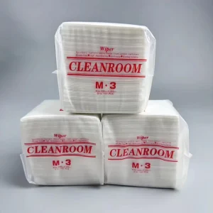 M 3 Industrial Polyester Square Wiping Cloths Dust Free Paper Oil Absorption Cleaning Decontamination Electrostatic Steel Mesh