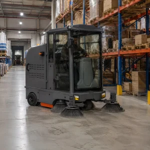 M7 Mini Ride-On Electric Floor Cleaning Machine and Street Sweeper