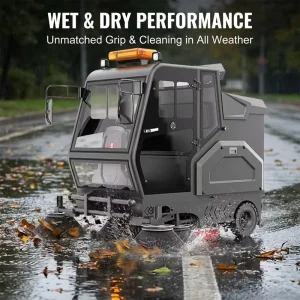 M9 Ride-On Automatic Road Sweeping Machine 2200mm Cleaning Width for Concrete Surfaces and Parks