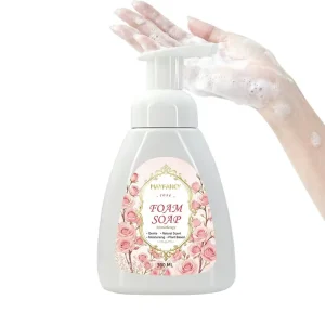 MAYFANCY Hand Sanitizer Mineral Liquid Rose Fragrance 300ml Antibacterial Refreshing