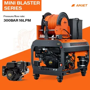 MBS3016 300bar 16 LPM High-Pressure Drain and Sewer Jetting Machine