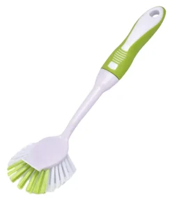 METIS Model 9011 Hot Selling Low Price Household Cleaning Brushes Plastic Dish Washing Brush with Handle Soft Bristles
