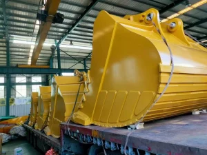 MONDE Heavy Duty Rock Bucket Excavator Digging Bucket for 50 Ton Excavators Hard Soil Rock Stone Handling 1000kg Weight