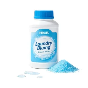 MRUIS Laundry Bluing Blue Crystal Brightener Remove Yellow Stain for White Clothes Washing Machine Safe OEM