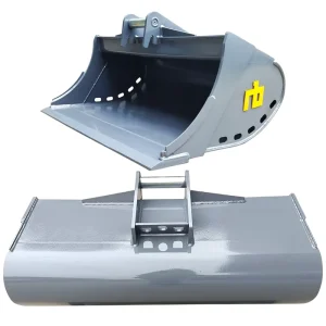 MS03 Heavy Duty Mud Bucket Factory Supply Q355/Q460/NM400 Wear Resistant Steel For Grading & Mud Cleaning Construction