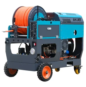MS2045 200bar Sewer Cleaner 2900psi 12GPM Pipe Jetter Drain Machine for Municipal Industrial Residential Sewer Cleaning
