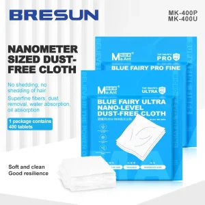 MaAnt MK 400PRO ULTRA Ultra fine Dust Free Cloth Suitable for Mobile Phone Repair Cleans Instantly with Zero Residue