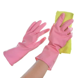 Made-in-China Latex Rubber Household Dishwashing and Cleaning Gloves