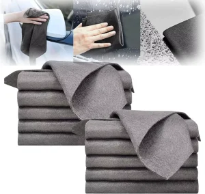 Magic Cleaning Cloth Lint Free Reusable Towel Absorbent Glass Cloths Polishing Cloths for Window Glass Mirrors