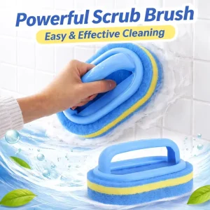 Magic Kitchen Bathroom Toilet Cleaning Sponge Eco Friendly Plastic Handle Glass Window Slot Wall Brush