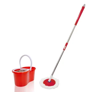 Magic Mop 360 Degree Rotating Spin Mop with Telescopic Handle Self-Wringing Floor Cleaning Mop